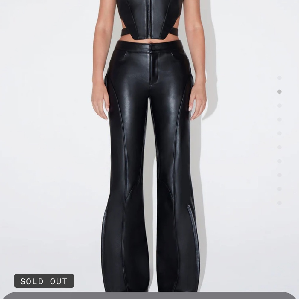 sold out KHY leather pants Kylie Jenner alix Earle f1 size xs (fits xs-s)